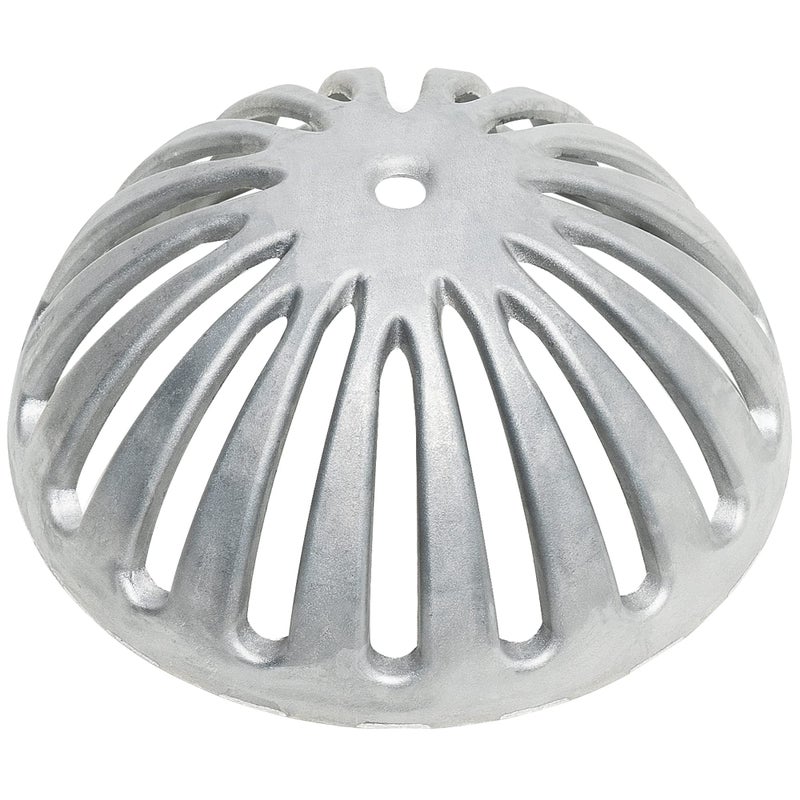 GSW FS-DS Aluminum Dome Strainer, Floor Sink Drain Cover for 12" Floor Sink. 5-1/4" Diameter - Image 1